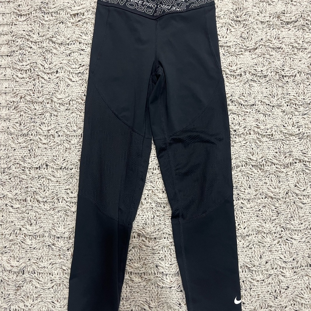 Nike Kids Pro Black Leggings